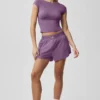 Alosoft Back for More T-shirt - Plum Kiss