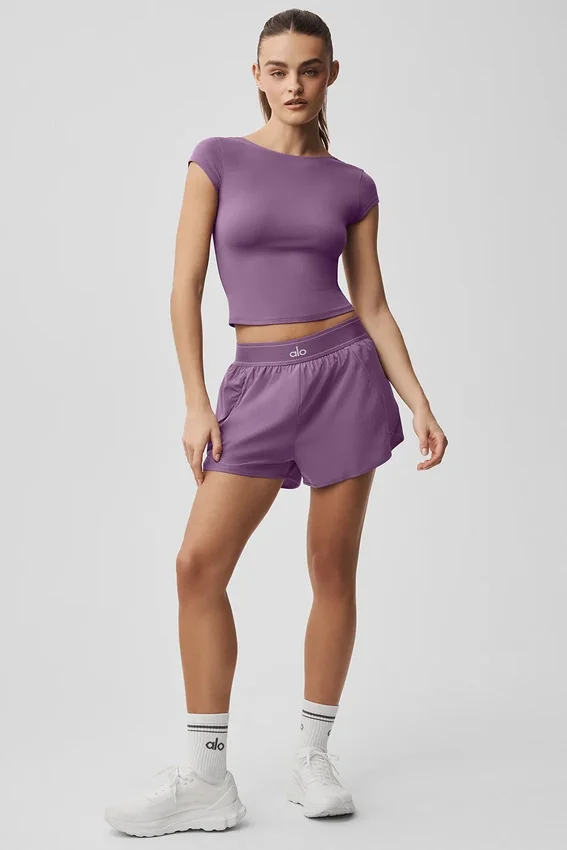 Alosoft Back for More T-shirt - Plum Kiss