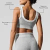 Alosoft Better Together-bh – Athletic Heather Grey/White