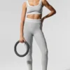 Alosoft Better Together-bh – Athletic Heather Grey/White