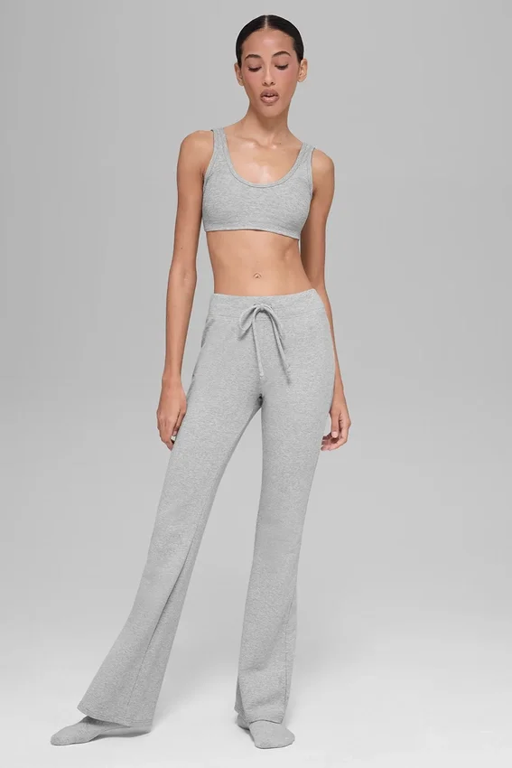 Alosoft Center Stage-bh - Athletic Heather Grey