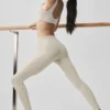 Alosoft High-Waist 7/8 Highlight-Legging - Oatmeal Heather