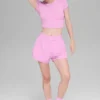 Alosoft Crop Finesse met korte mouwen - Candy Heart Pink