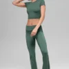 Alosoft Crop Finesse met korte mouwen - Clover Green