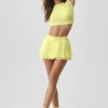 Alosoft Crop Finesse met korte mouwen - Sunshine