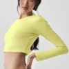 Alosoft Crop Finesse met lange mouwen - Sunshine