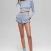 Alosoft Crop Finesse met lange mouwen - Winter Frost