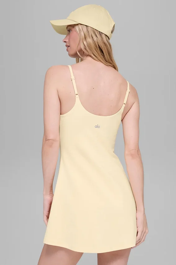 Alosoft Encore-tennisjurk - Candlelight Yellow