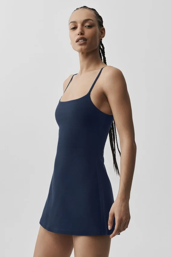 Alosoft Encore-tennisjurk - Navy