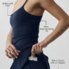 Alosoft Encore-tennisjurk - Navy