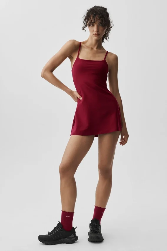 Alosoft Encore-tennisjurk - Summer Romance Red