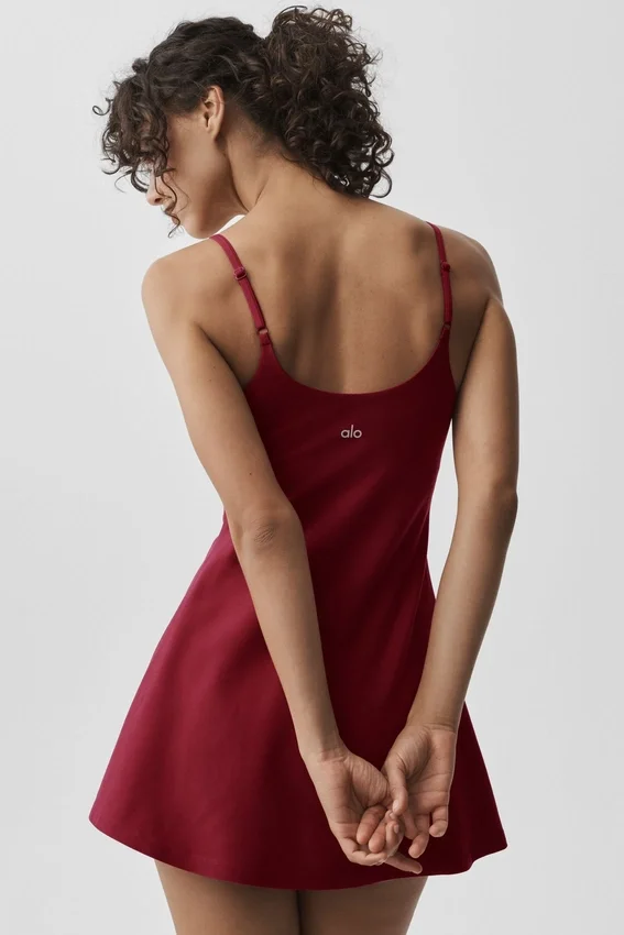 Alosoft Encore-tennisjurk - Summer Romance Red