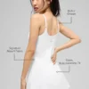 Alosoft Encore-tennisjurk - White