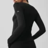 Alosoft Finesse met lange mouwen - Zwart