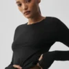 Alosoft Finesse met lange mouwen - Zwart
