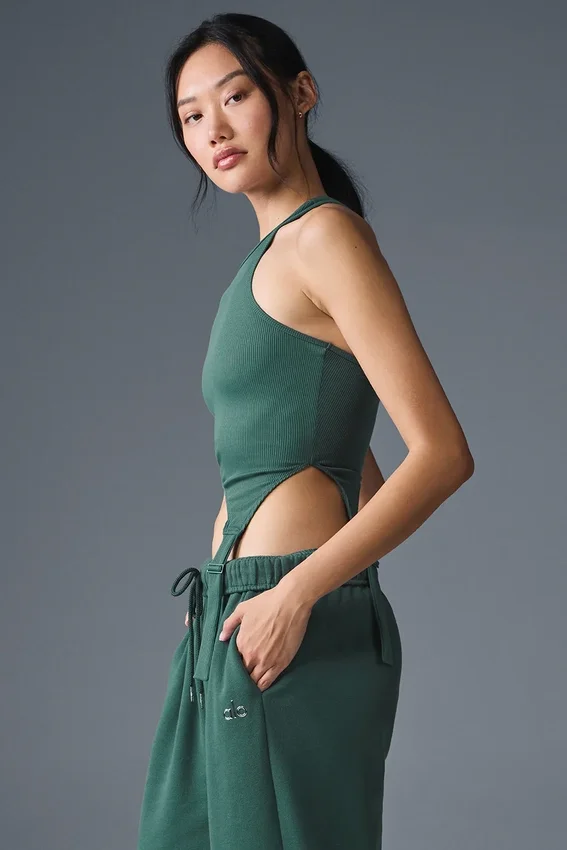 Alosoft geribbelde Revelation-top – Winter Ivy