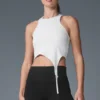 Alosoft geribbelde Revelation-top - Wit