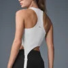 Alosoft geribbelde Revelation-top - Wit