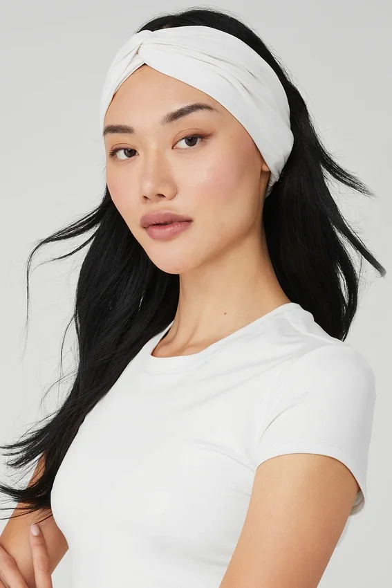 Alosoft-haarband - White
