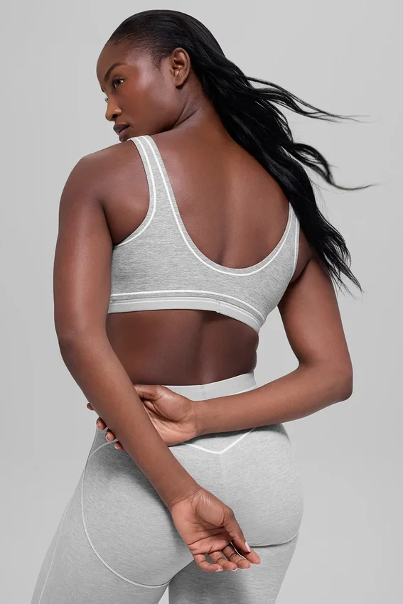 Alosoft Heart Throb-bh – Athletic Heather Grey/Wit