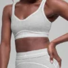 Alosoft Heart Throb-bh – Athletic Heather Grey/Wit