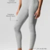 Alosoft High-Waist 7/8 Better Together Legging – Athletic Heather Grey