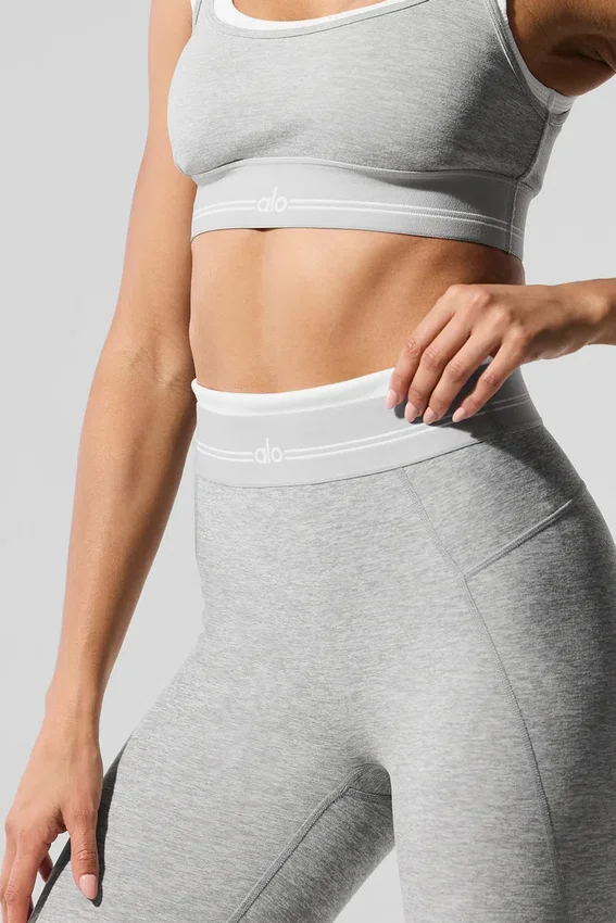 Alosoft High-Waist 7/8 Better Together Legging – Athletic Heather Grey