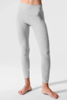 Alosoft High-Waist 7/8 Highlight-legging – Athletic Heather Grey