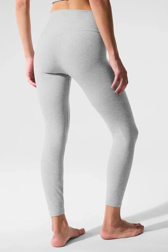 Alosoft High-Waist 7/8 Highlight-legging – Athletic Heather Grey