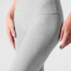 Alosoft High-Waist 7/8 Highlight-legging – Athletic Heather Grey