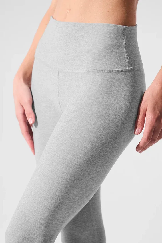 Alosoft High-Waist 7/8 Highlight-legging – Athletic Heather Grey