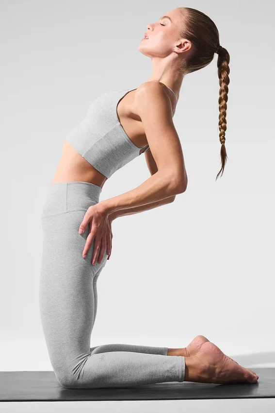 Alosoft High-Waist 7/8 Highlight-legging – Athletic Heather Grey