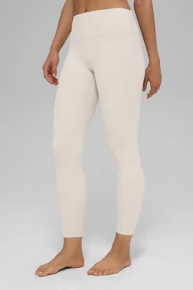 Alosoft High-Waist 7/8 Highlight-Legging – Bone