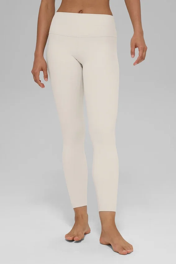 Alosoft High-Waist 7/8 Highlight-Legging - Bone