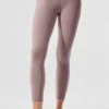 Alosoft High-Waist 7/8 Highlight-Legging - Donkerroze Quartz Heather