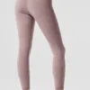 Alosoft High-Waist 7/8 Highlight-Legging - Donkerroze Quartz Heather