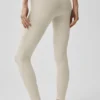 Alosoft High-Waist 7/8 Highlight-Legging - Oatmeal Heather