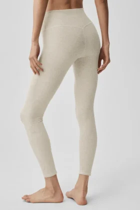 Alosoft High-Waist 7/8 Highlight-Legging – Oatmeal Heather