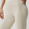 Alosoft High-Waist 7/8 Highlight-Legging - Oatmeal Heather