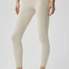 Alosoft High-Waist 7/8 Highlight-Legging - Oatmeal Heather