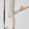 Alosoft High-Waist 7/8 Highlight-Legging - Oatmeal Heather