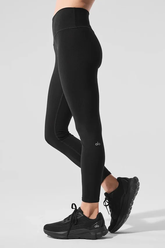 Alosoft High-Waist 7/8 Highlight Legging – Zwart