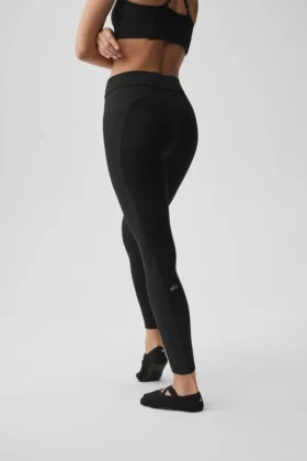 Alosoft High-Waist 7/8 Relay Legging – Zwart/Wit