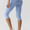 Alosoft High-Waist Iconic 90's capri – Licht Provence-blauw