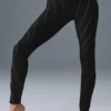 Alosoft High-Waist Sunray Legging - Zwart/Wit