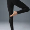 Alosoft High-Waist Sunray Legging - Zwart/Wit