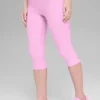 Alosoft Iconic 90's capri met High-Waist – Candy Heart Pink