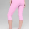 Alosoft Iconic 90's capri met High-Waist – Candy Heart Pink