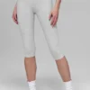 Alosoft Iconic 90's Capri met hoge taille - Athletic Heather Grey