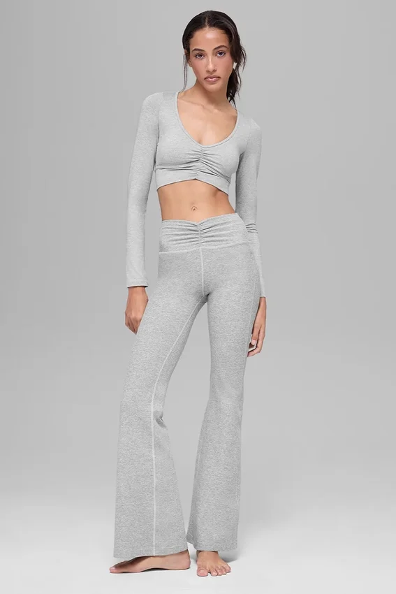 Alosoft Intuition-bh met lange mouwen - Athletic Heather Grey